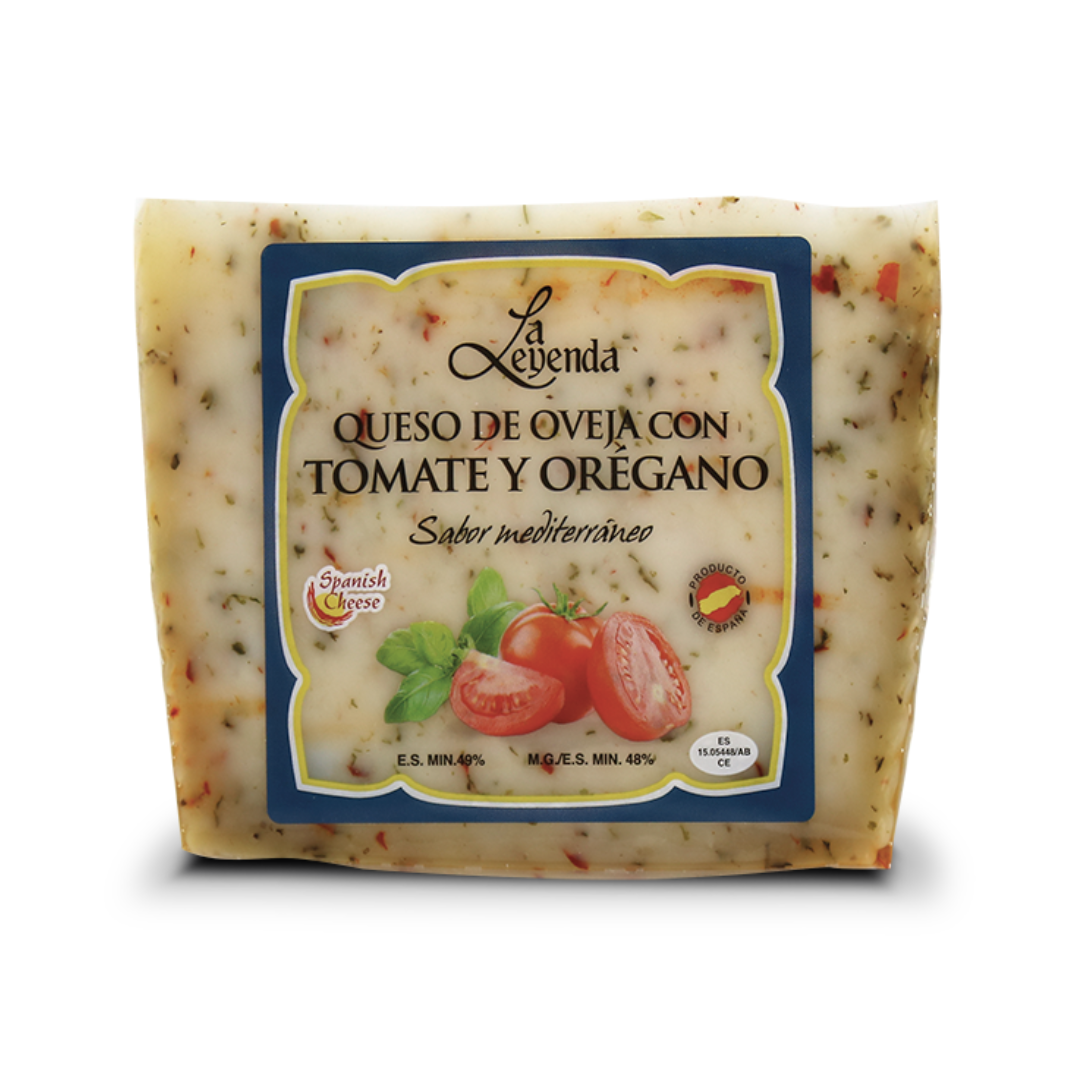 Queso de Oveja con Tomate y Orégano| Cuña 150 g
