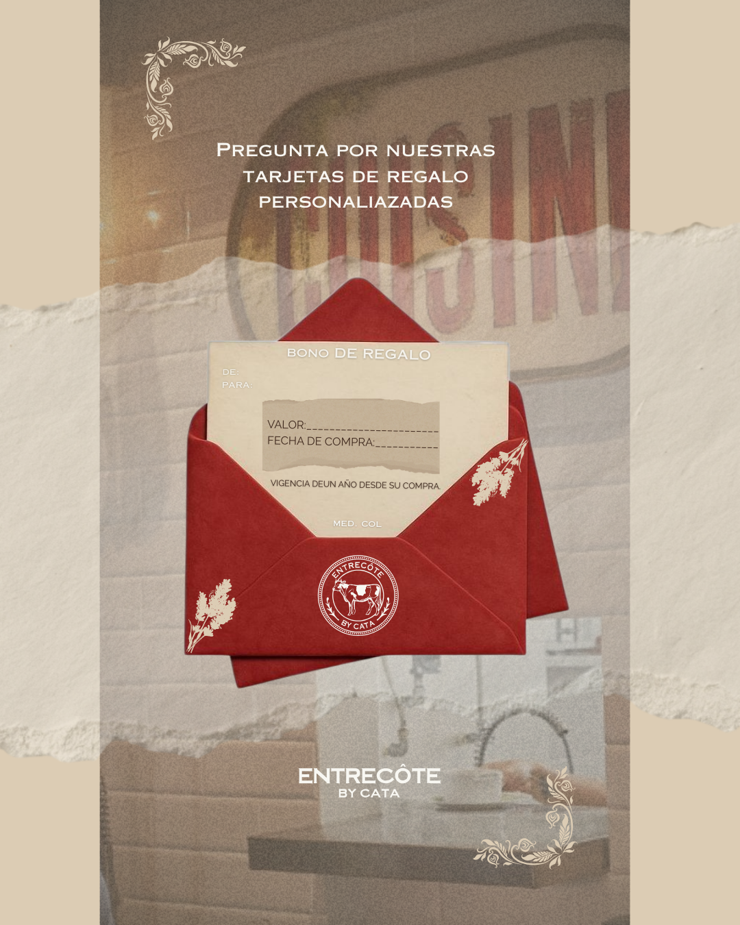 Tarjeta de regalo Entrecôte